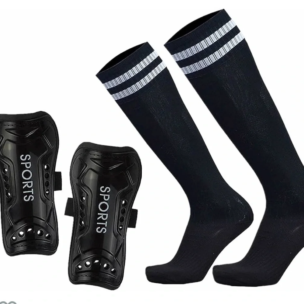 NWT Soccer Shin Guards for Youth Kids Toddler, Available in Blue or Black
